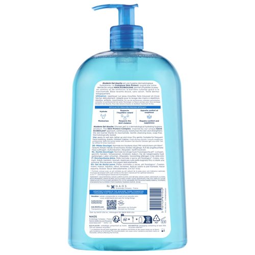 Bioderma Atoderm Hydrating Shower Gel - Moisturizing Cleanser for Normal to Dry Sensitive Skin