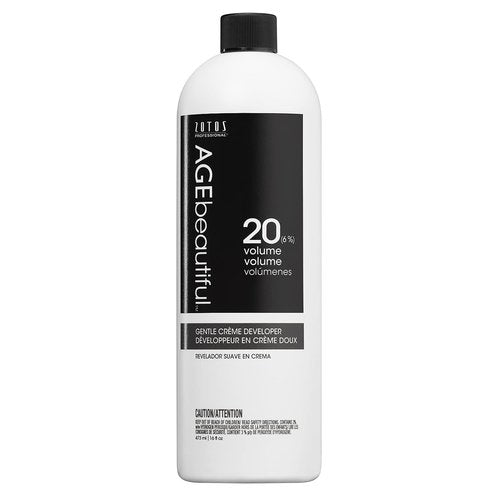 AGE Beautiful Gentle Creme Hair Developer - Professional Permanent Hair Color Solution | Long-Lasting Gray Coverage