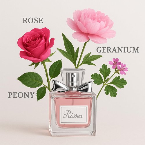 Regine Switzerland Women's Perfume - Luxurious Eau de Parfum in Pink Glass Bottle | Long-Lasting Elegance (50ml)