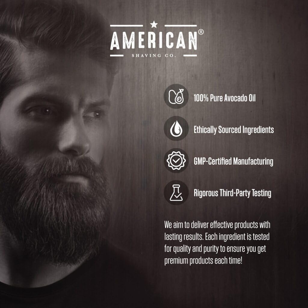 Whiskro Beard Oil for Men |100 % Pure Organic Avocado Oil | Non-Greasy Beard Conditioner & Softener | Natural Oil for Thicker, Fuller Beard| Premium Facial Hair Growth Products| US made