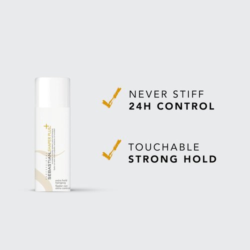 Sebastian Professional Shaper Plus Hairspray - Humidity Resistant, Extra Hold | 24-Hour Flexible Control