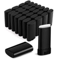 50-Pack Empty Deodorant Containers for Homemade - 0.5 oz/15ml Oval Refillable Deodorants Tubes, BPA-Free Twist-Up Plastic Sticks, Reusable DIY Deodorant Bottles for Balms & Solid Perfumes,Black