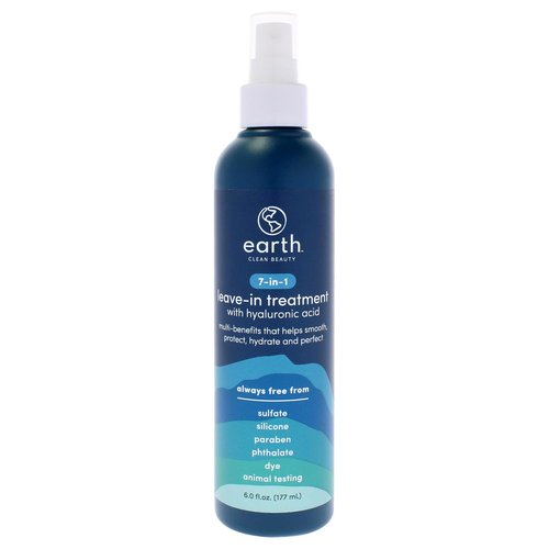 Earth 7-In-1 Leave-In Treatment - Multitasking Hair Spray with Hyaluronic Acid - 6 oz for Color-Treated Hair