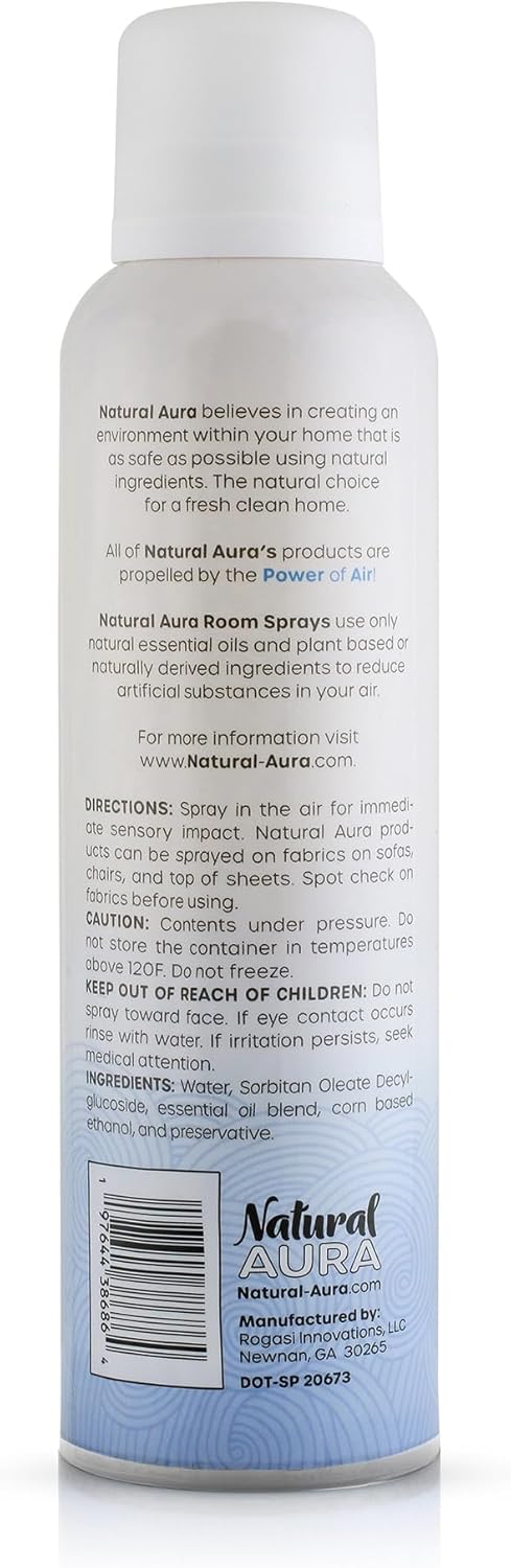 Vanilla Bean Room Spray | 100% Plant-Based Aromatherapy - Non-Toxic & Safe for Kids and Pets - 6 oz.