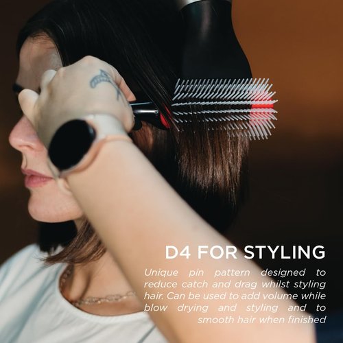 Denman Styler 5 Row Hair Brush - Professional Styling Tool for Smooth, Tangle-Free Hair