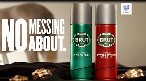 Brut Attraction Totale Deodorant Body Spray for Men - 6.7 oz Long-Lasting Freshness