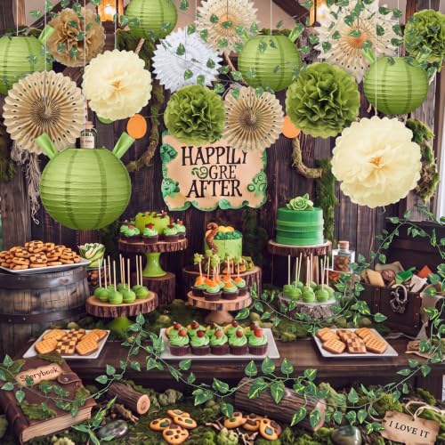 Green Monster Party Decorations Swamp Theme Kit - Reusable DIY Supplies