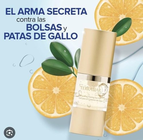 Terramar eye contour gel - Reduces Puffiness & Dark Circles, Hydrates & Smooths Fine Lines with Caffeine & Botanical Extracts