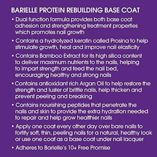 Protein Rebuilding Base Coat with ProSina for Strong Nails - Nail Strengthener