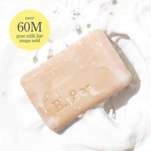 Beekman 1802 Goat Milk Soap Sampler - Moisturizing Hand & Body Bars with Shea Butter | Assorted Scents, 3.5 oz (Pack of 5)