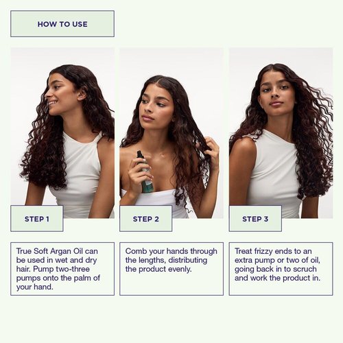Maria Nila True Soft Argan Oil - Moisturizing Treatment for Dry, Brittle Hair | 100% Vegan & Sulfate-Free