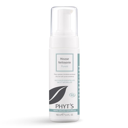 Phyt's Purity Cleansing Foam - Soap-Free Face Wash with Essential Oils & Purifying Extracts - 5.4 oz