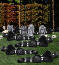 Halloween Decoration Set - 6 Spooky Props with Hanging Ghosts & Accessories, 5FT Outdoor Indoor Decor