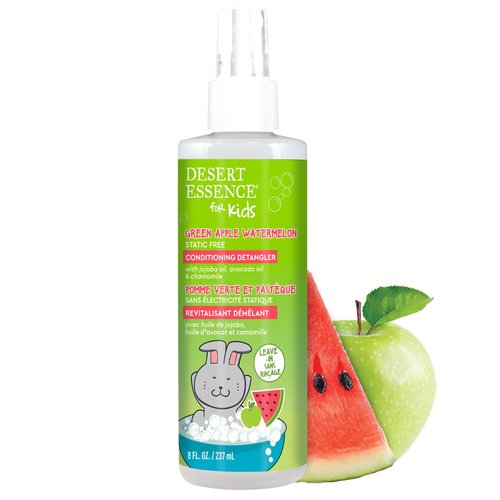 Desert Essence Kids Conditioning Detangler Spray - Vegan & Gluten-Free | 8.0 fl oz - Smooth, Shiny Hair