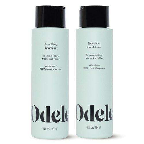Odele Smoothing Shampoo & Conditioner Set - Sulfate-Free Moisture & Frizz Control | 13 Fl Oz Each (2-Pack)