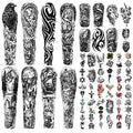 Eagle Temporary Tattoos for Arms & Body Waterproof 46 Sheets Halloween