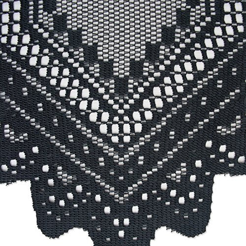 Halloween Black Lace Table Runner 14x72 Inches - Spooky Gothic Table Decor Variation of THIS listing