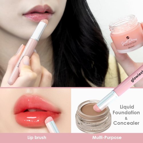 Dream Glow Beauty Wand For Lips | Makeup Application, Beauty Tool for Skin Care, Silicone Tip, Elastic Brush (Clear)