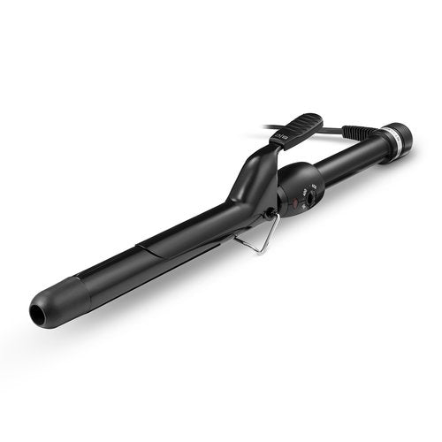 StyleCraft Stay-Temp Black Gold Ceramic Extended Barrel Curling Iron (1-inch)