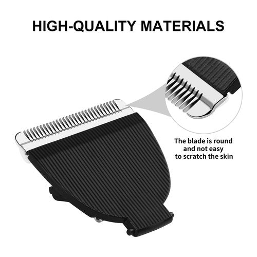 2 Pack Replacement Blades for Manspot Trimmer, Hygienic Ceramic Replacement Blades Compatible with Manspot Body Trimmer, Black