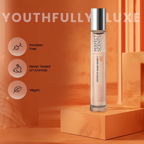 Ariana Grande Ari Rollerball | Vegan Women's Eau de Toilette - Paraben-Free & Cruelty-Free, 0.34 Fl Oz