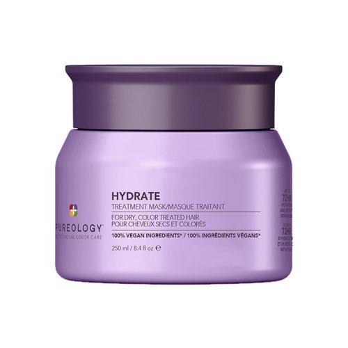 Pureology Hydrate Hair Treatment Mask - Deep Conditioning for Dry & Color-Treated Hair | Instant Shine & Detangling