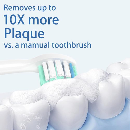 Philips Sonicare Toothbrush Replacement Heads - 12 Pack White for Superior Oral Care