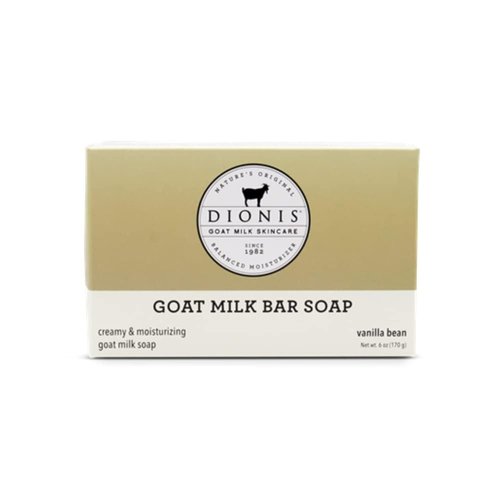 Dionis Goat Milk Vanilla Bean Bar Soap 6 oz (Pack of 1)