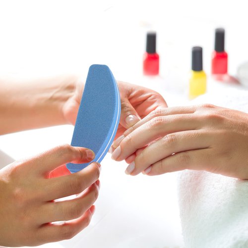 80 Count Mini Nail Buffers Kit, 100/180 Grit Buffing Blocks Small Nail Files for Acrylic and Natural Nails