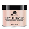 EBANKU Nude Acrylic Powder - 120g Professional Nail Powder for Extensions & Carving | Long-Lasting, No Lamp Needed