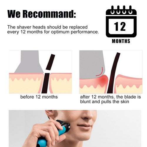 Braun Series 7 70S Replacement Shaver Heads - Compatible Foil & Cutter for Electric Razors | Fits Models 720cc, 730cc, 735s, 750cc, 760cc, 790cc