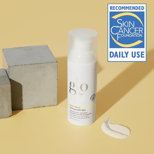 Glo Skin Beauty Mineral Sunscreen SPF 40+ | Oil-Free Hydrating Face Moisturizer, 1.7 Fl Oz