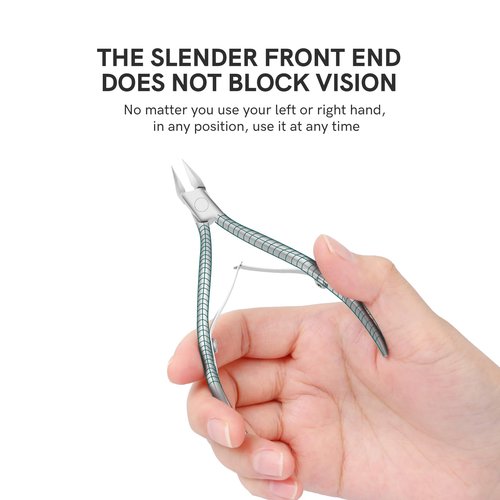 Professional Ingrown Nail Clipper - Wide Jaw Straight Blades Toenail Clippers for Thick Ingrown Toenails - Heavy Duty 3CR13 Stainless Steel Ingrown Toenail Tool for Seniors