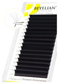 BEYELIAN Eyelash Extension 0.05 D Curl 10mm Tray Easy Fan Lash Extensions Volume Lashes Professional Use Natural Matte Black Professional Salon Use (0.05 D 10mm)