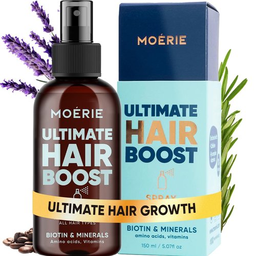 Moerie Hair Growth Serum Spray - Biotin & Rosemary Formula for Thinning Hair | Scalp Care Solution