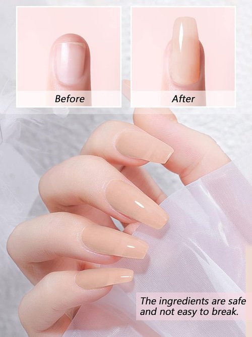 EBANKU Acrylic Powder - Nude Professional Nail Extension Powder, 120g/4.23oz | Long-Lasting & No Lamp Needed