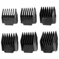6Pcs Attachment Guide Comb Guards for oneisall Low Noise Dog Clippers #1-#6, 3mm-18mm Cut Length, Black