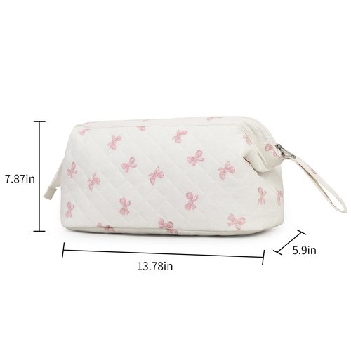 GISMTR Large Quilted Hair Tools Travel Bag for Hair Dryer Aesthetic Cute Dustproof Travel Organizer Flat Curling Iron Travel Organizer