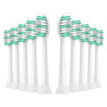 XIAOHEAD Replacement Toothbrush Heads 10 Pack for AquaSonic Black Series for Vibe Series Black Series pro, and for Duo Series pro Electric Toothbrush,Whtie