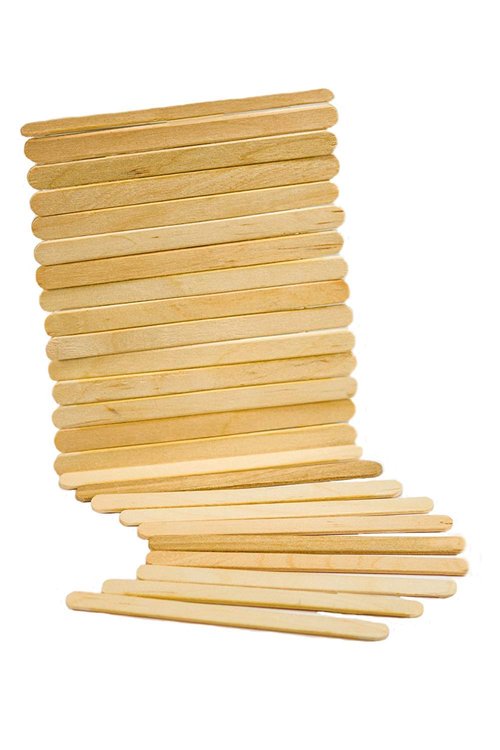 Medium Waxing Sticks - 4.5" x 3/8" - Pack of 200ct