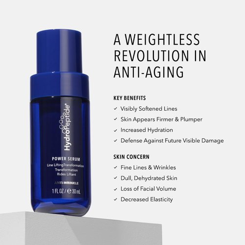 HydroPeptide Power Serum - Anti-Aging Wrinkle Treatment for Enhanced Hydration | 1 Ounce