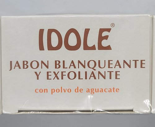 Idole Brightening Exfoliating Soap with Avocado Seed Powder, Net 125 grams (4.4 ounces) 3-Pack
