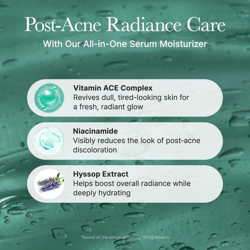 Arencia Glow Hyssop Overnight Face Mask Serum - Hydrating Anti-Aging Formula for Youthful Korean Glass Skin | Vitamins A, C, E, Niacinamide & Peptides