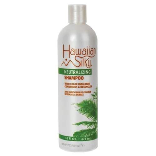 Hawaiian Silky No Lye Neutralizing Shampoo - Gentle Formula for Relaxed Hair | 8 Fl Oz