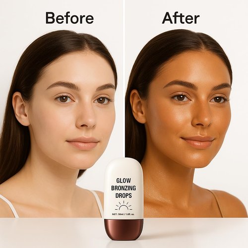 True Match Lumi Glotion - Natural Glow Enhancer & Illuminator | Bronzing Drops for Sun-Kissed Skin, 903 Medium (Champagne Shimmer)