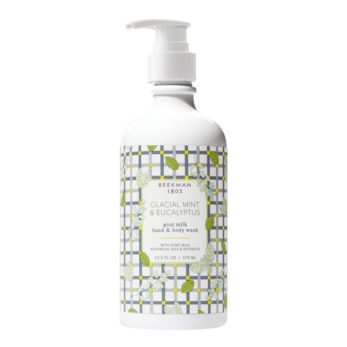 Beekman 1802 Glacial Mint & Eucalyptus Soap & Hand Wash Gift Set - Spa-Inspired Hydrating Duo (2 Count)