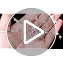 Champagne Pearl Spider Christmas Hanging Beaded Ornament - 8 Pack