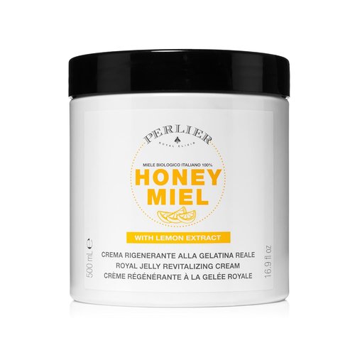 Perlier – Honey Lemon Body Cream | Ultra-Moisturizing 16.9 oz with Italian Honey & Royal Jelly