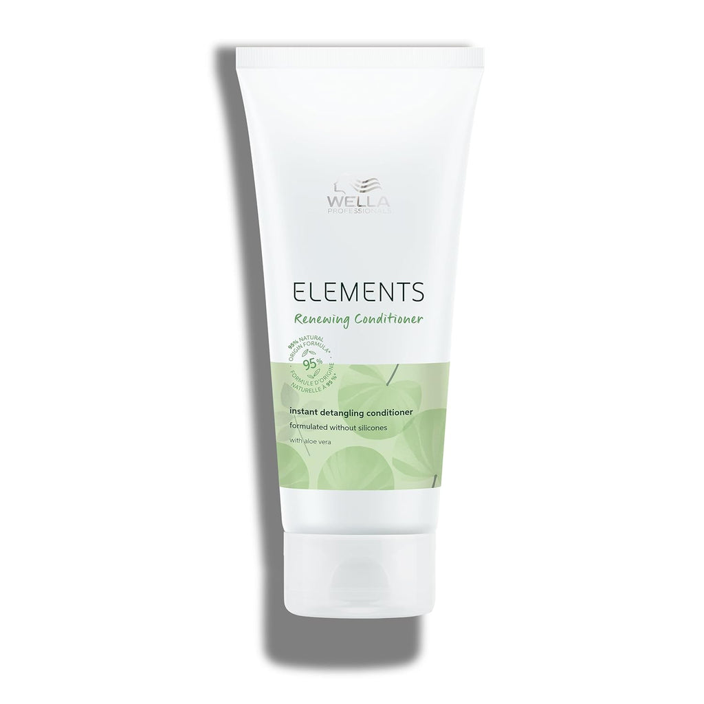 Wella Professionals Elements Gentle Renewing Conditioner - Silicone-Free | Instant Detangling for All Hair Types
