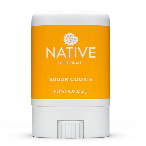 Native Mini Deodorant - Limited Edition Sugar Cookie - Travel Size 0.35 Oz - Pack of 2